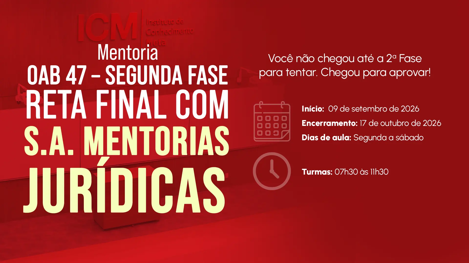 S.A. Mentorias Jurídicas 47ª OAB - Segunda Fase