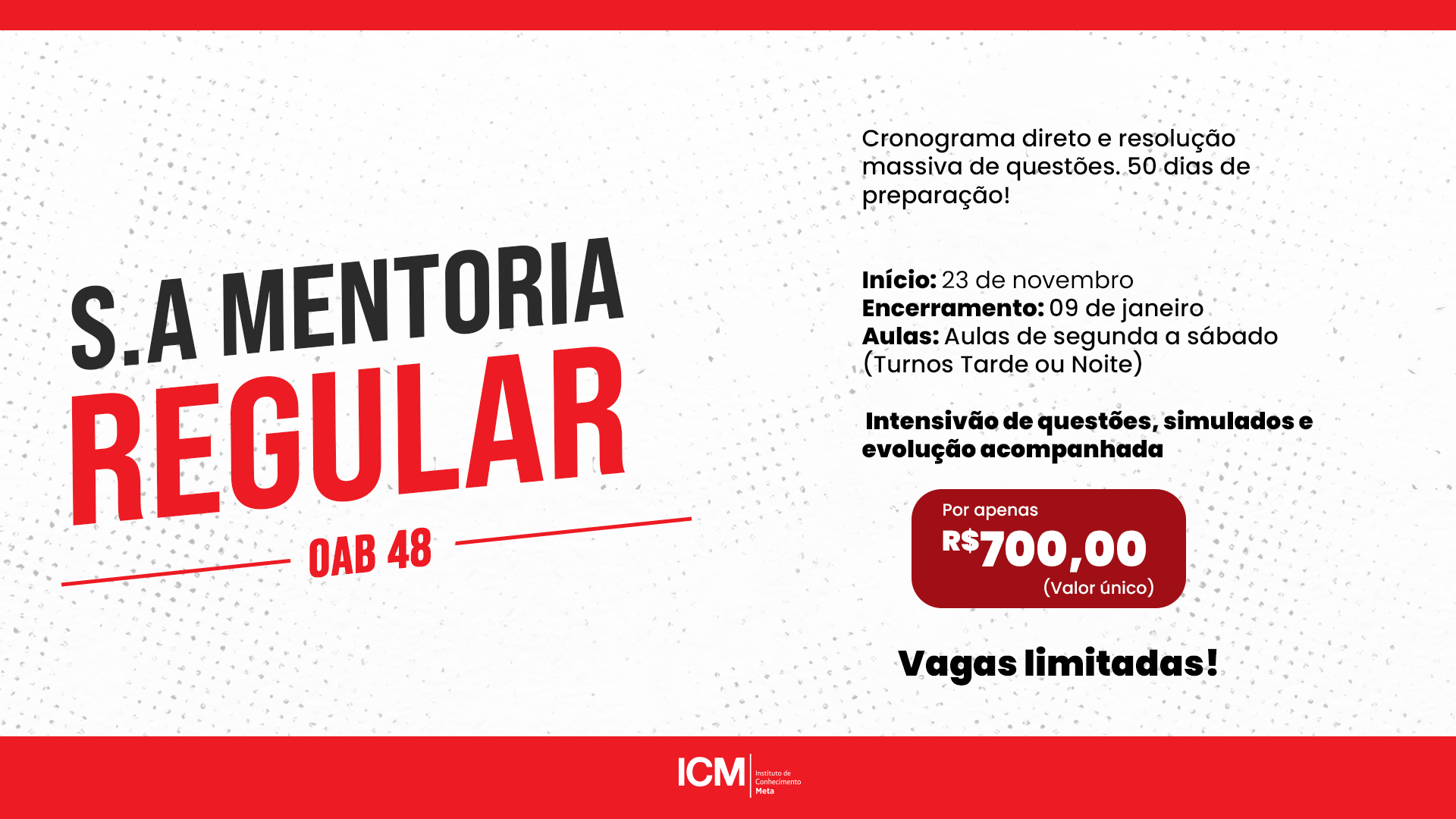 S.A MENTORIA REGULAR • OAB 48